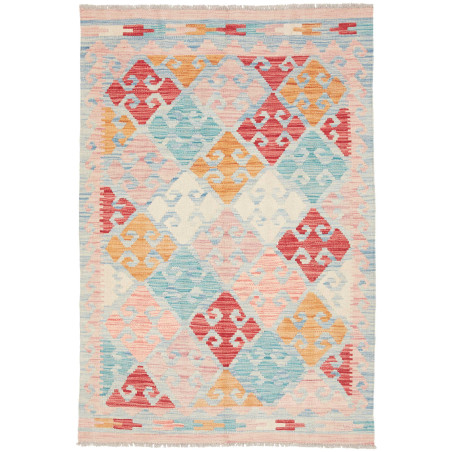Kilim 101x149 Cm Kilim Afghanistan, Hand-carded Wool, 0.3 Cm