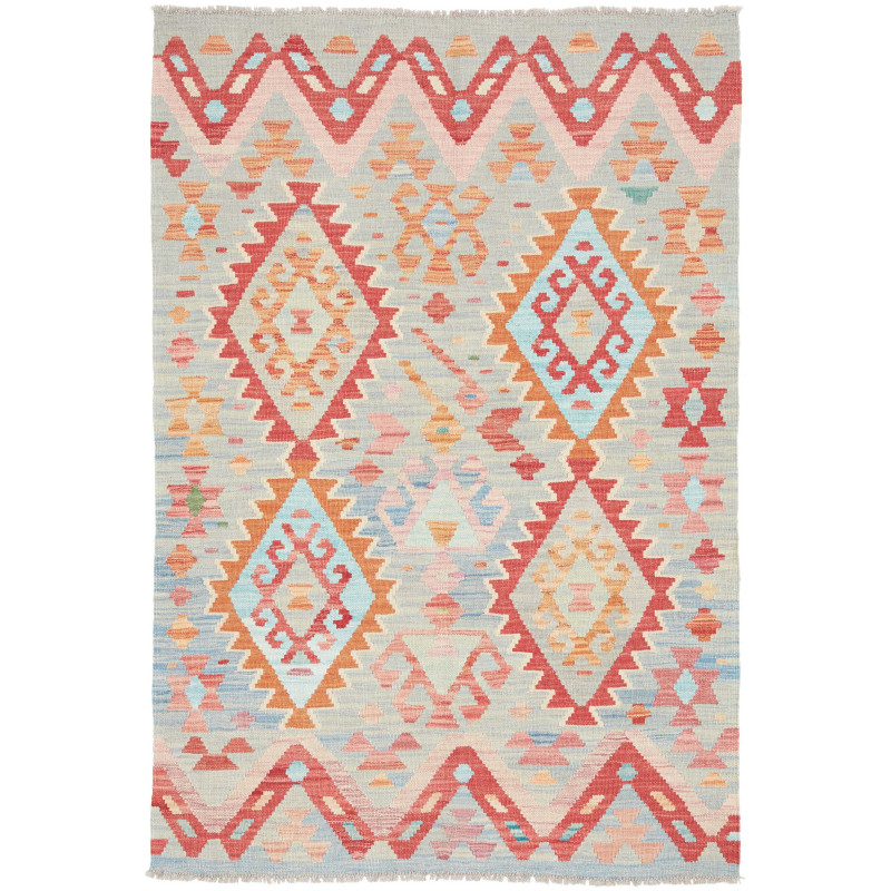 Kilim 105x157 Cm Kilim, Afghanistan, Hand-carded Wool (warp: