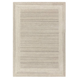 Rug Orlo geometric light grey beige white 120x17