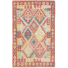 Kilim 99x155 Cm Kilim, Afghanistan, Hand-carded Wool (warp: