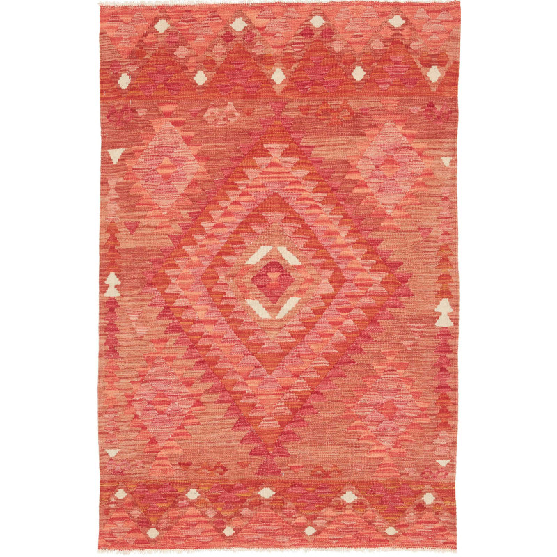 Kilim 100x155 Cm Kilim, Afghanistan, Hand-carded Wool (warp: