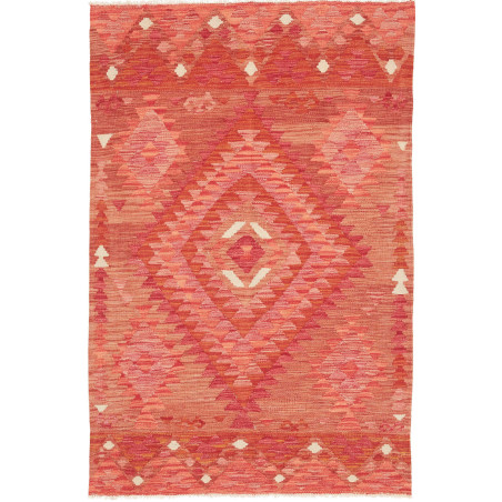 Kilim 100x155 Cm Kilim, Afghanistan, Hand-carded Wool (warp: