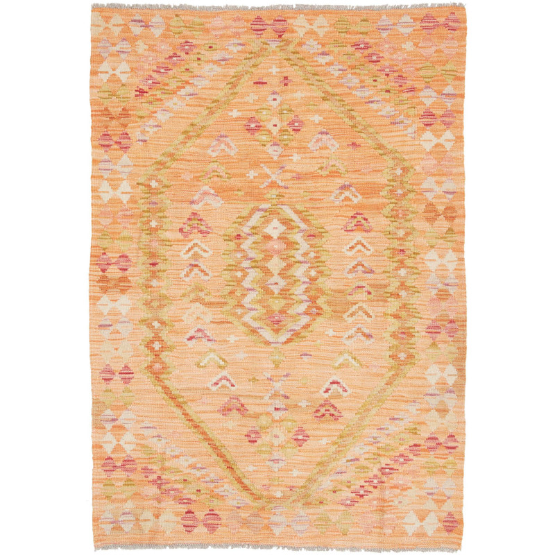 Kilim 102x150 Cm Kilim, Afghanistan, Hand-carded Wool