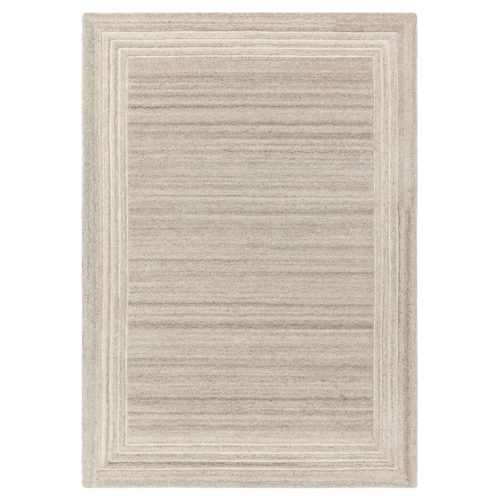 Rug Orlo geometric grey beige white 200x290 cm