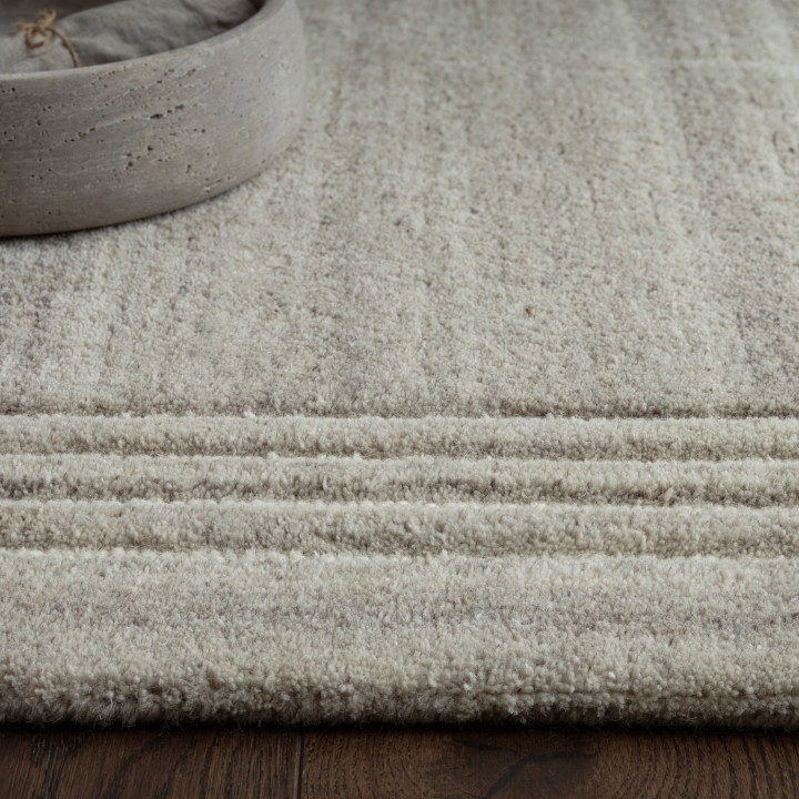 Rug Orlo geometric grey beige white 200x290 cm