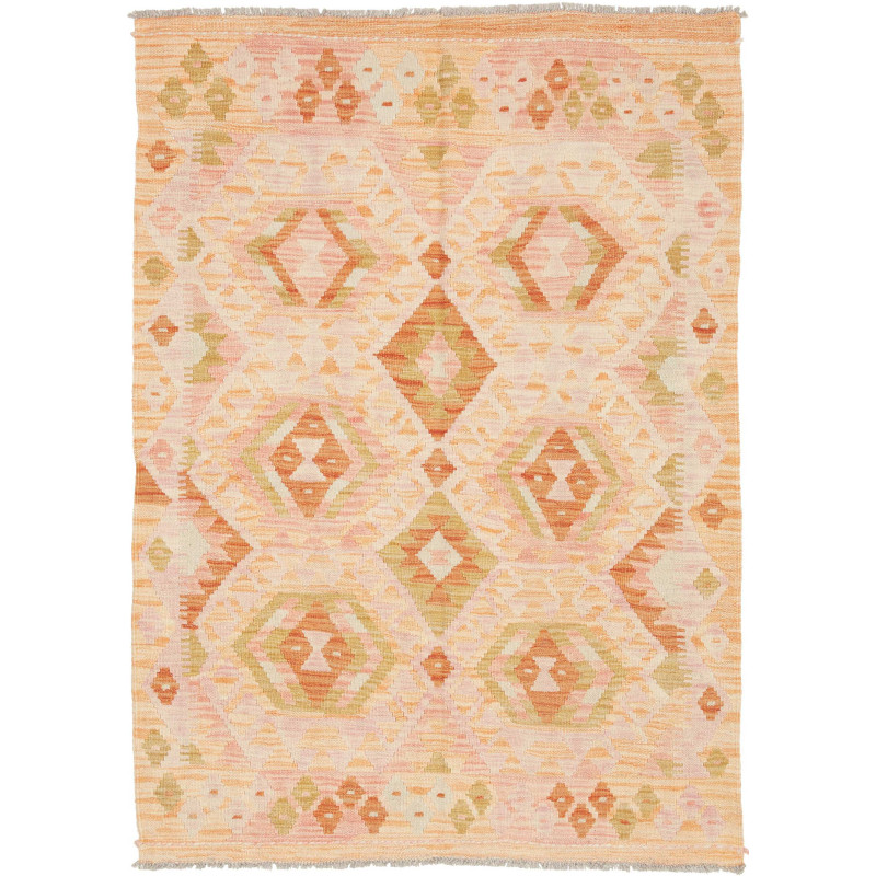 Kilim 106x146 Cm Kilim, Afghanistan, Hand-carded Wool (warp: