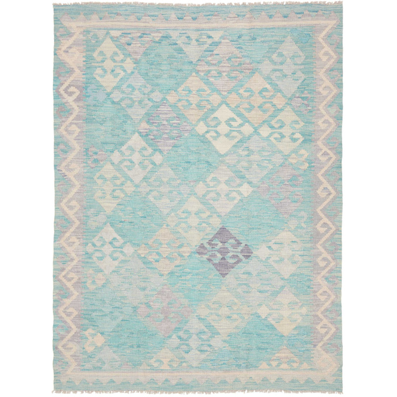 Kilim 152x198 Cm Kilim, Afghanistan, Hand-carded Wool (warp: