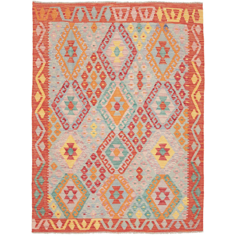 Kilim 129x168 Cm Kilim Afghanistan Hand-carded Wool
