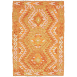 Kilim 101x148 Cm Kilim, Afghanistan, Hand-carded Wool (warp: