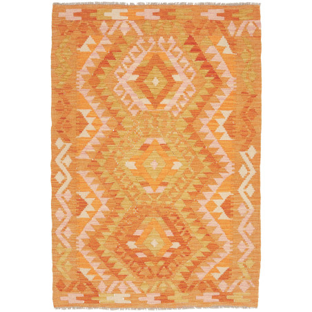 Kilim 101x148 Cm Kilim, Afghanistan, Hand-carded Wool (warp: