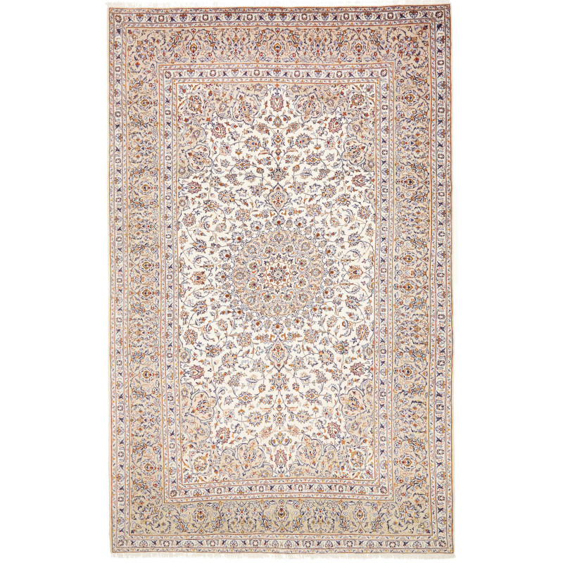Kashan 205x325 Cm Kashan, Persia, Hand-carded Wool (warp:
