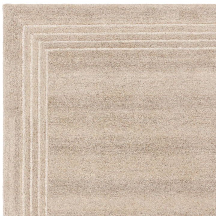 Rug Orlo geometric beige white 160x230 cm