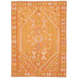 Kilim 129x177 Cm Kilim, Afghanistan, Hand-carded Wool,
