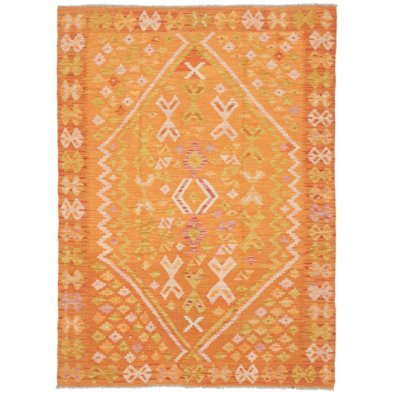 Kilim 129x177 Cm Kilim, Afghanistan, Hand-carded Wool,