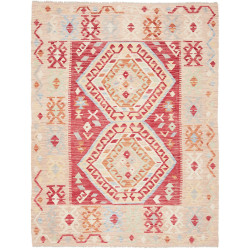 Kilim 126x167 Cm Kilim Afghanistan Hand-carded Wool Cotton