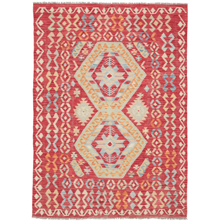 Kilim 129x179 Cm Kilim Afghanistan Hand-carded Wool Cotton