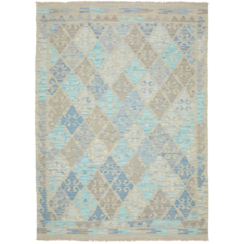 Kilim 152x208 Cm Afghan Kilim In Hand-carded Wool