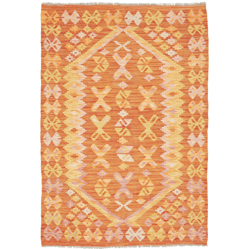 Kilim 100x146 Cm Kilim Afghanistan Hand-carded Wool