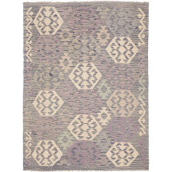 Kilim 134x175 Cm Kilim, Afghanistan, Hand-carded Wool (warp: