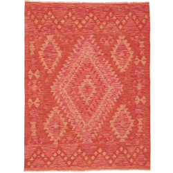 Kilim 126x170 Cm Kilim, Afghanistan, Hand-carded Wool (warp: