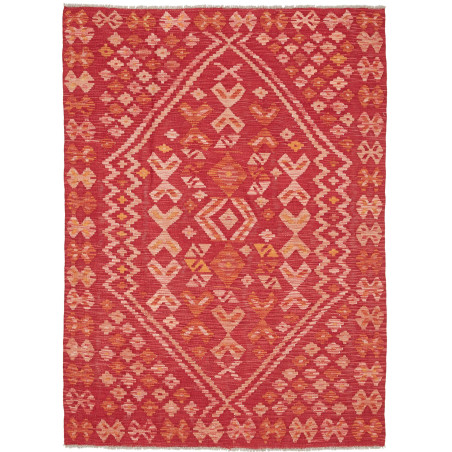 Kilim 130x179 Cm Kilim, Afghanistan, Hand-carded Wool (warp: