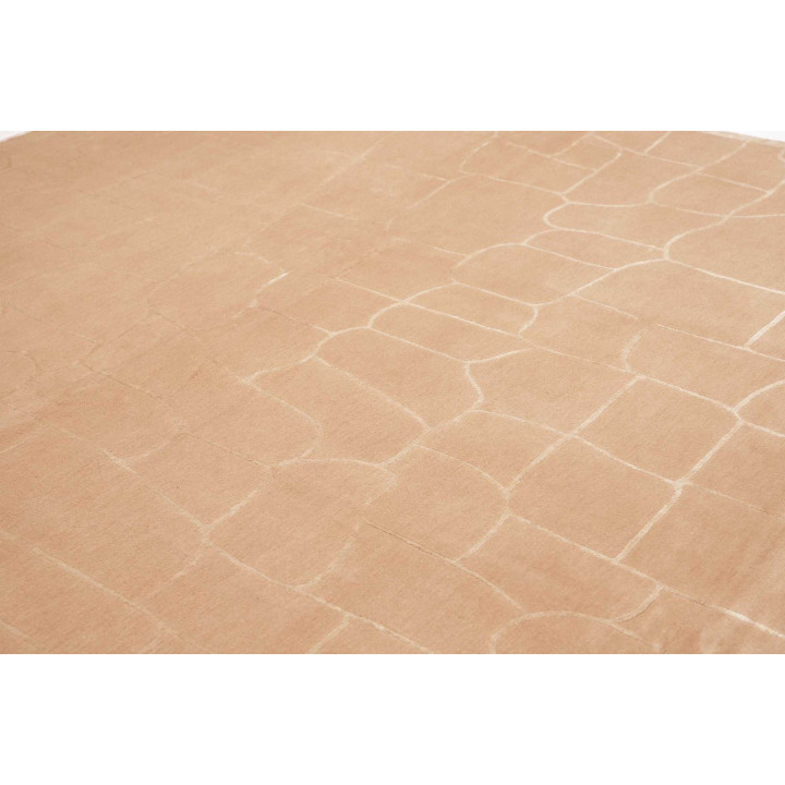 Hand Made Rug Kathmandu Nepal 260x351 Coral Ivo
