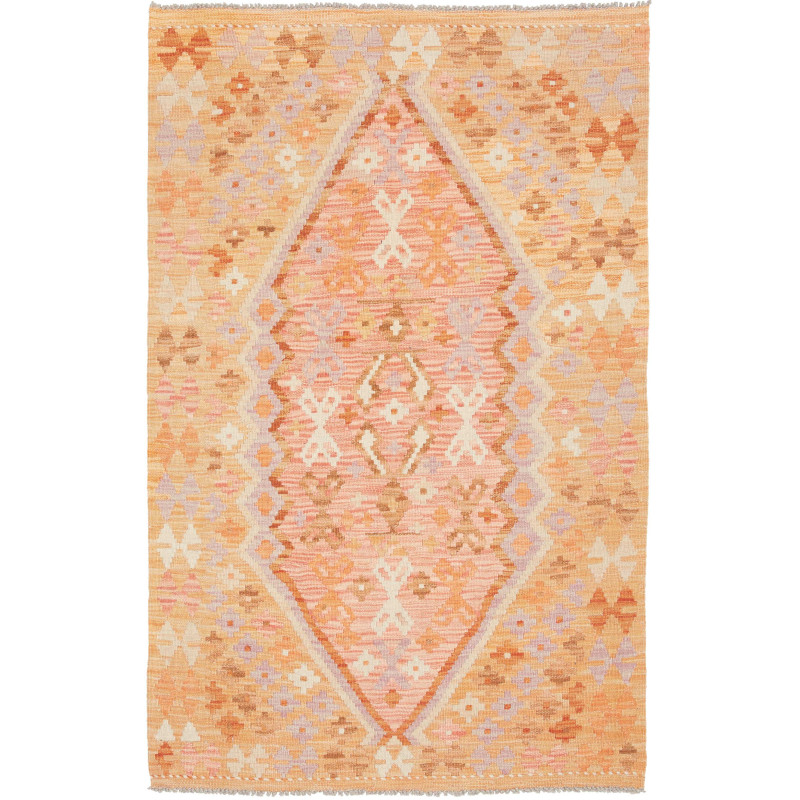 Kilim 98x152 Cm Kilim, Afghanistan, Hand-carded Wool (warp: