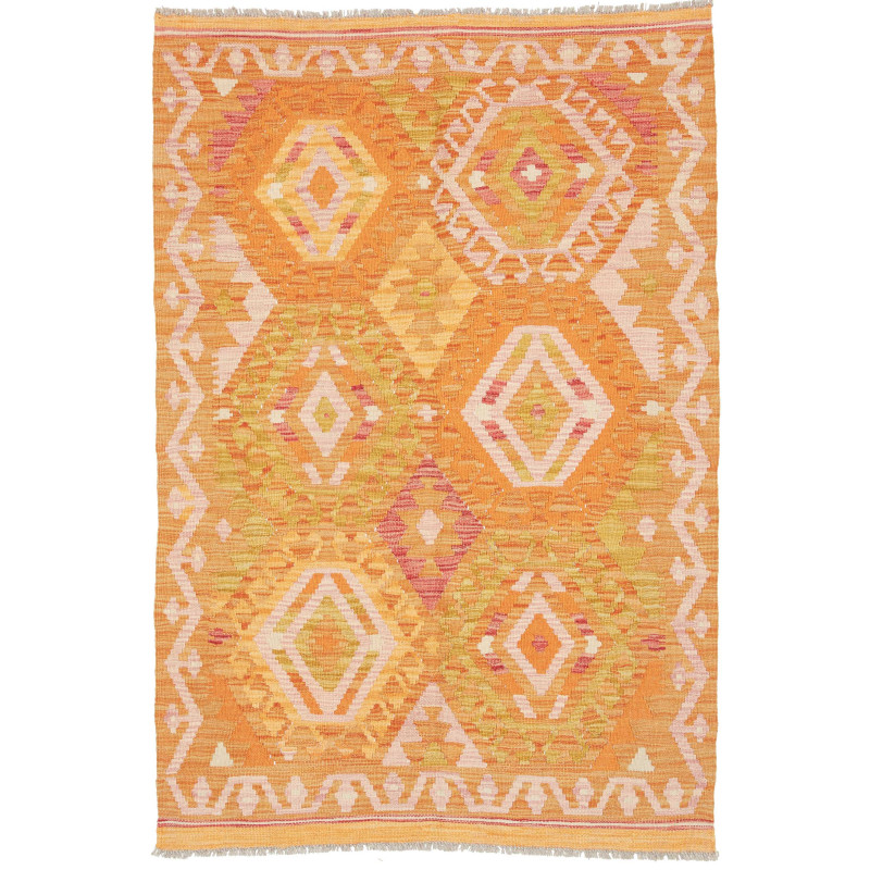 Kilim 103x151 Cm Kilim, Afghanistan, Hand-carded Wool (warp:
