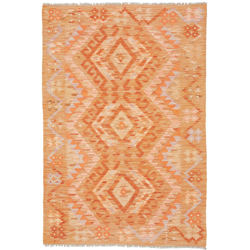 Kilim 101x148 Cm Kilim, Afghanistan, Hand-carded Wool (warp: