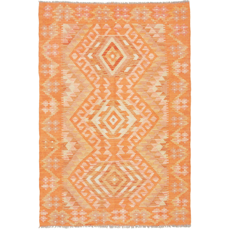 Kilim 104x150 Cm Kilim, Afghanistan, Hand-carded Wool (warp: