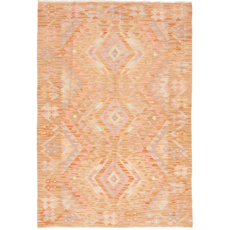 Kilim 102x147 Cm Kilim, Afghanistan, Hand-carded Wool (warp:
