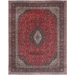 Kashan 392x500 Cm Kashan, Persia, Hand-carded Wool (warp: