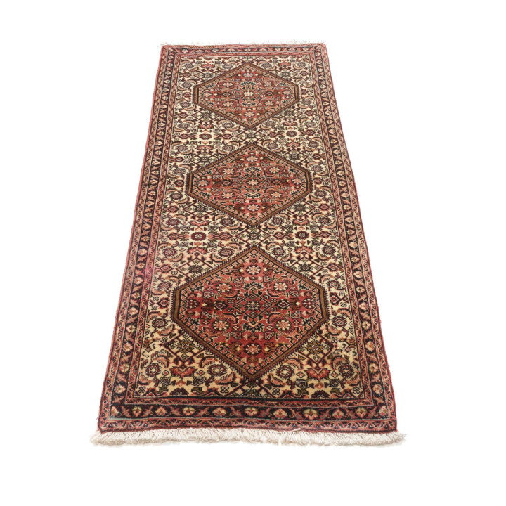 Tappeto Originale Bidjar Persia 63x158 Rosso An