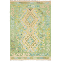 Kilim 100x144 Cm Kilim, Afghanistan, Hand-carded Wool (warp: