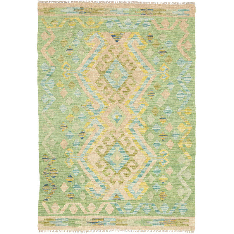 Kilim 100x144 Cm Kilim, Afghanistan, Hand-carded Wool (warp: