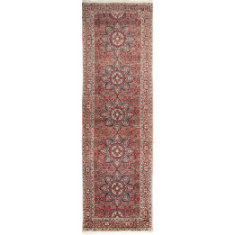 Hand Made Rug Bidjar Persia 66x210 Rust Red Dar