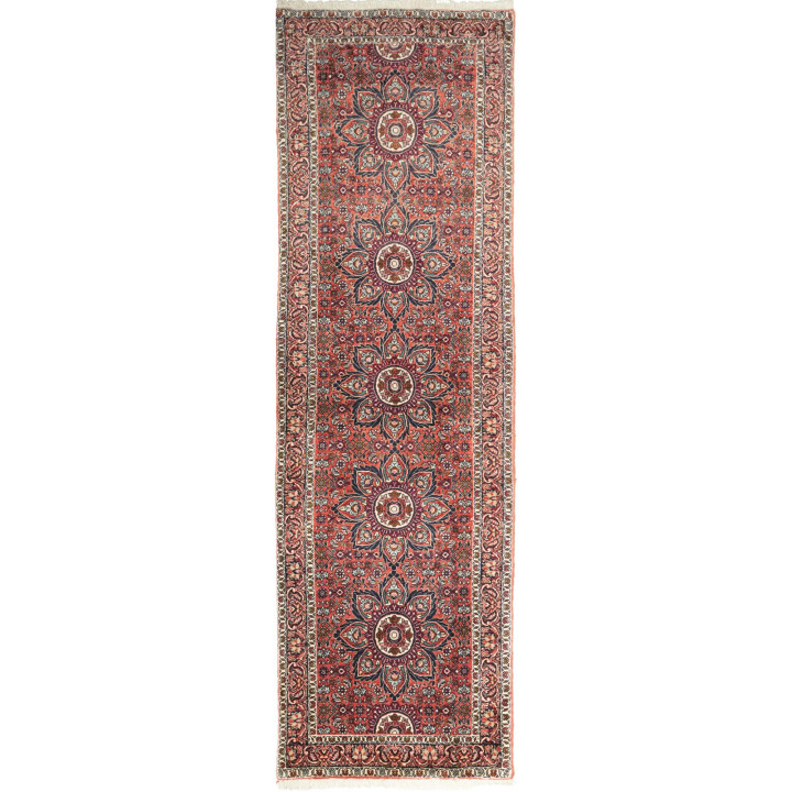 Tappeto Originale Bidjar Persia 66x210 Rosso Ru