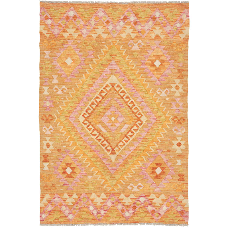 Kilim 104x156 Cm Kilim, Afghanistan, Hand-carded Wool (warp:
