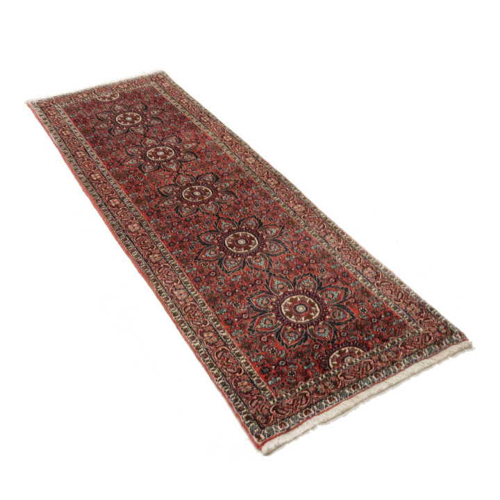 Tappeto Originale Bidjar Persia 66x210 Rosso Ru