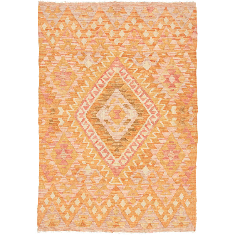 Kilim 102x147 Cm Kilim Afghanistan Hand-carded Wool (warp:
