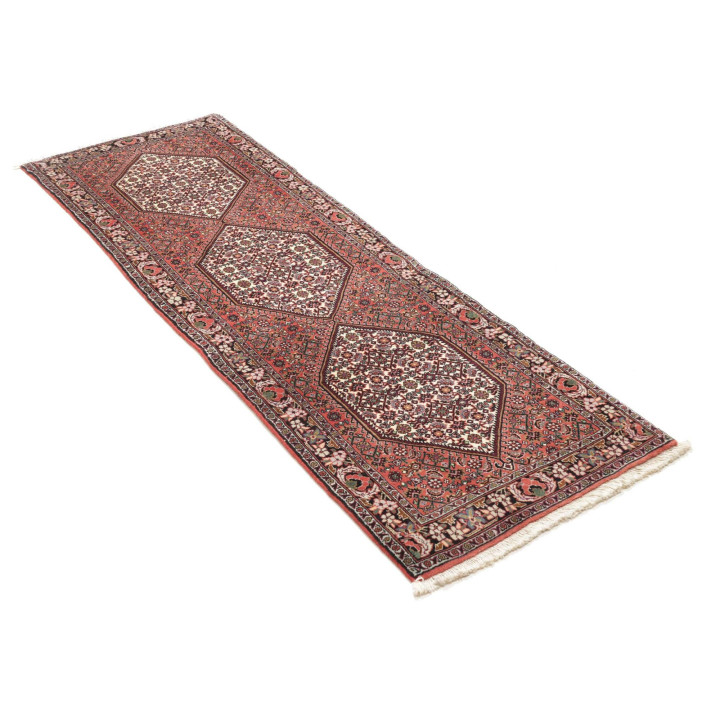 Hand Made Rug Bidjar Persia 63x195 Brick Red Iv