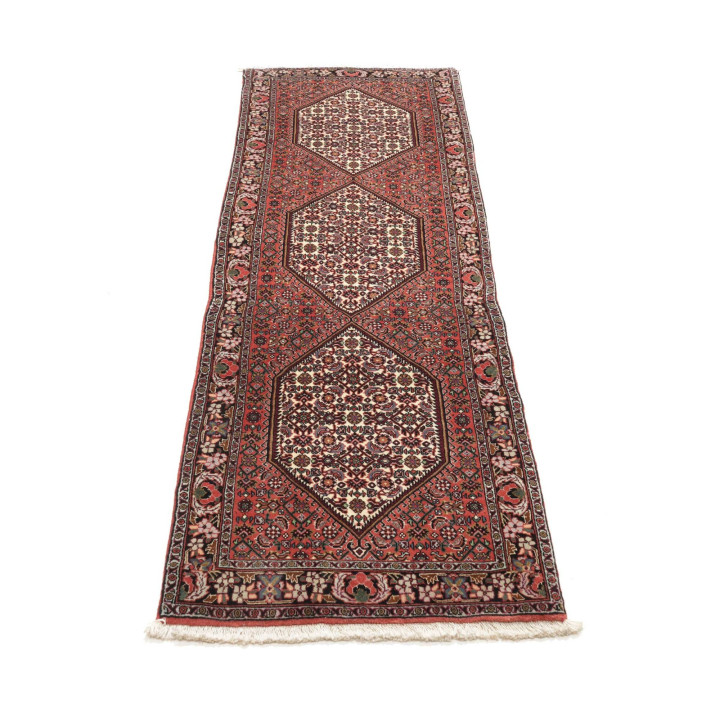 Hand Made Rug Bidjar Persia 63x195 Brick Red Iv