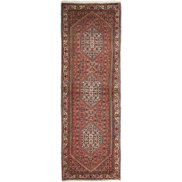 Hand Made Rug Bidjar Persia 68x209 Brick Red Iv