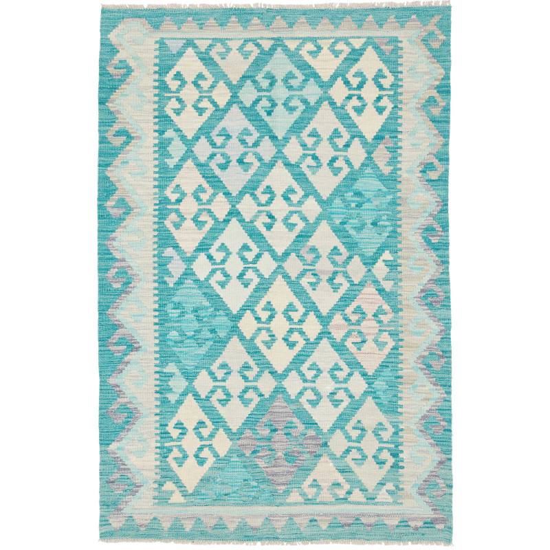 Kilim 100x152 Cm Kilim, Afghanistan, Hand-carded Wool (warp: