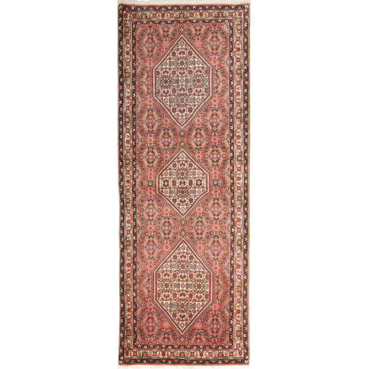 Hand Made Rug Bidjar Persia 80x215 Antique Pink
