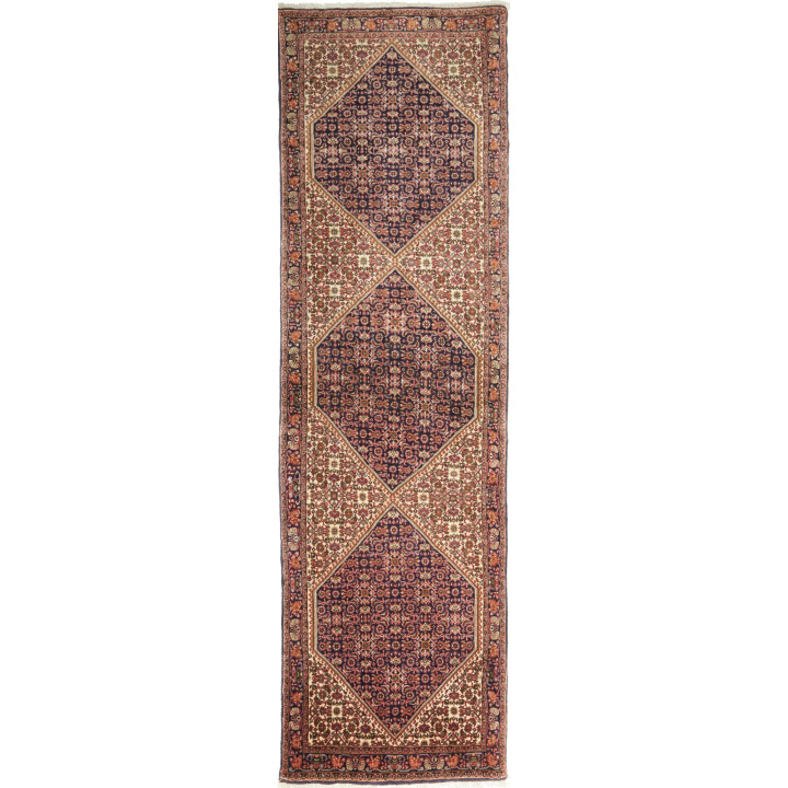 Tappeto Originale Bidjar Persia 70x252 Blu Scur