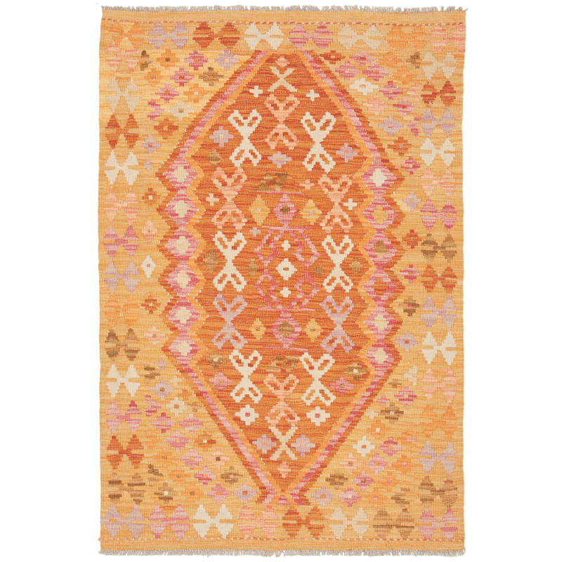 Kilim 98x146 Cm Kilim Afghanistan. Material: Hand-carded