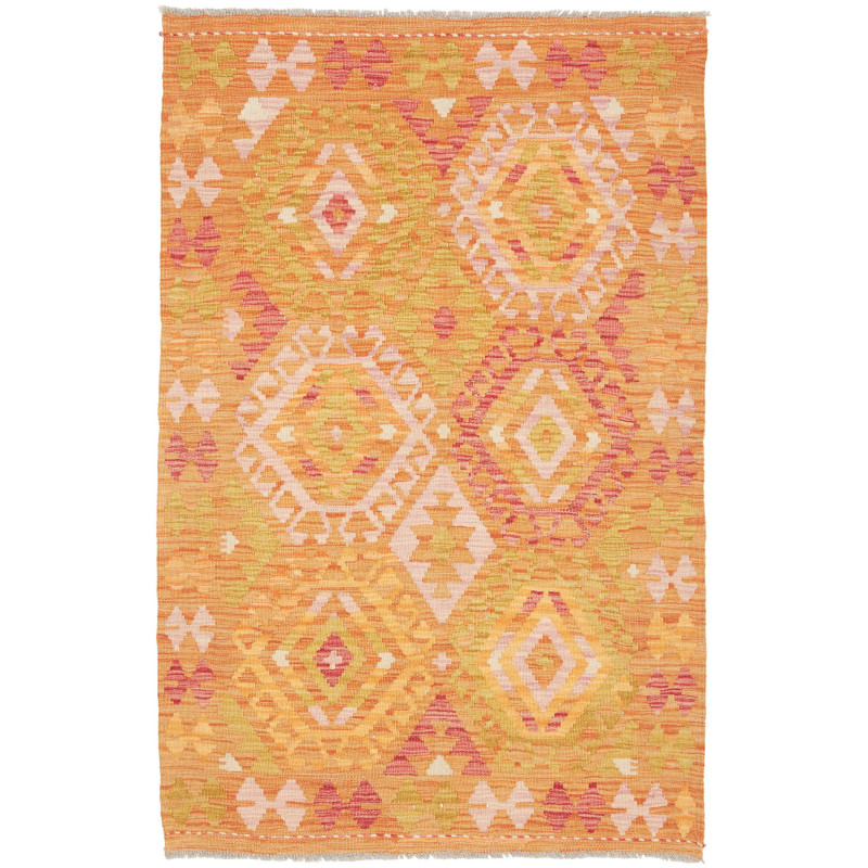 Kilim 102x155 Cm Kilim, Afghanistan, Hand-carded Wool