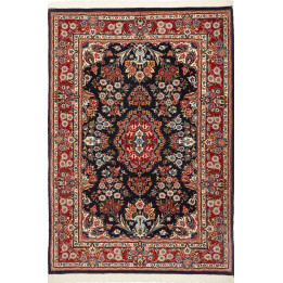 Hand Made Rug Ilaam Persia 102x145 Black Red