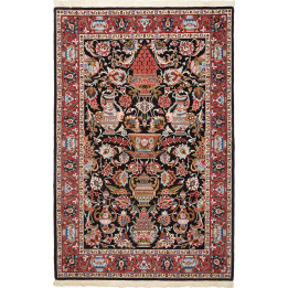 Hand Made Rug Ilaam Persia 103x157 Black Red